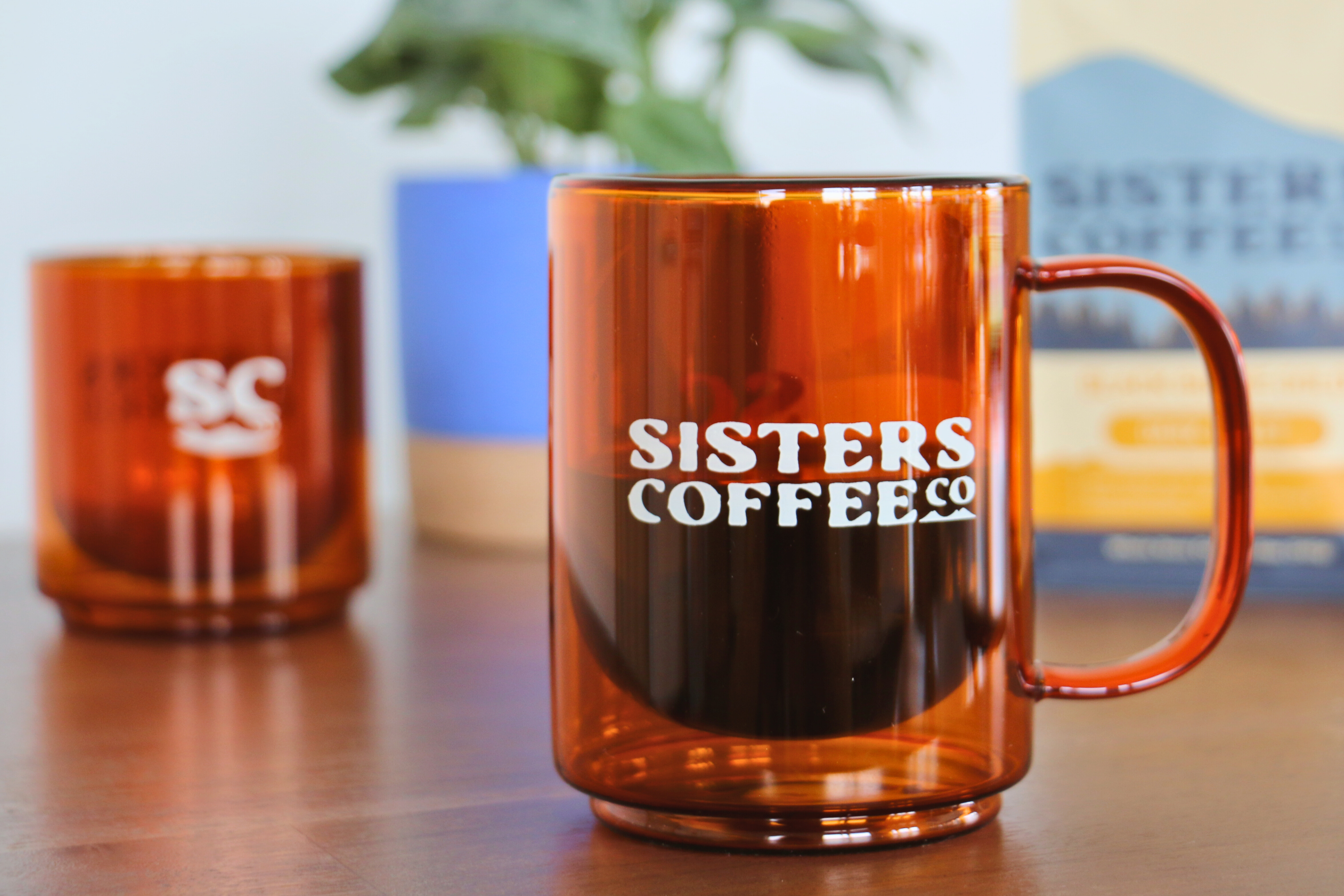 amazon.com tall coffee mugs Amazon.com | Large Glass Coffee Mugs with Bamboo Lids, 16 oz